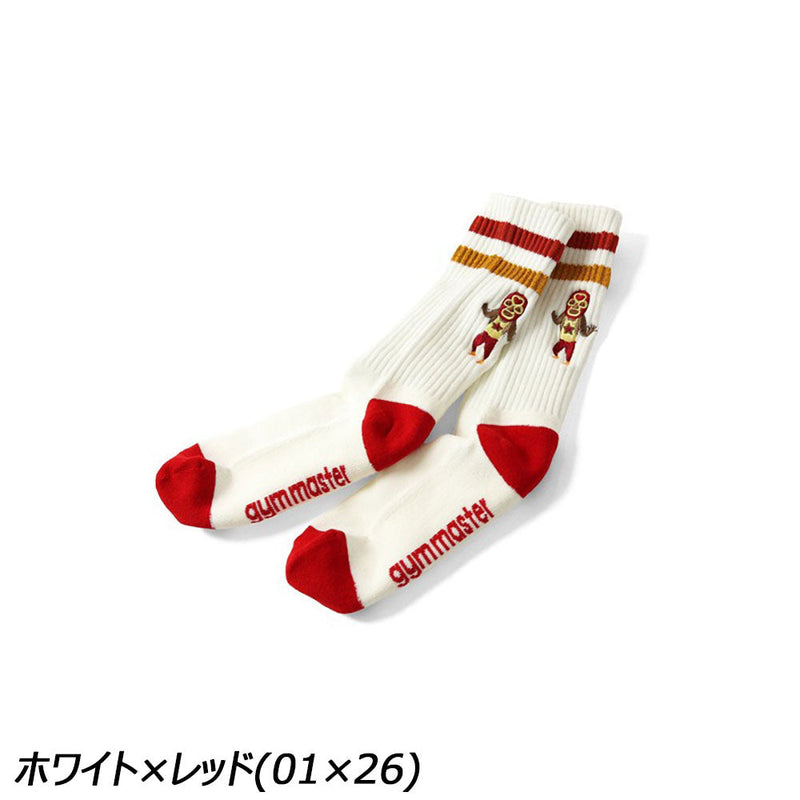 ジムマスター リフレクションライン刺繍 ソックス G566787 ソックス 靴下 ふくらはぎ丈