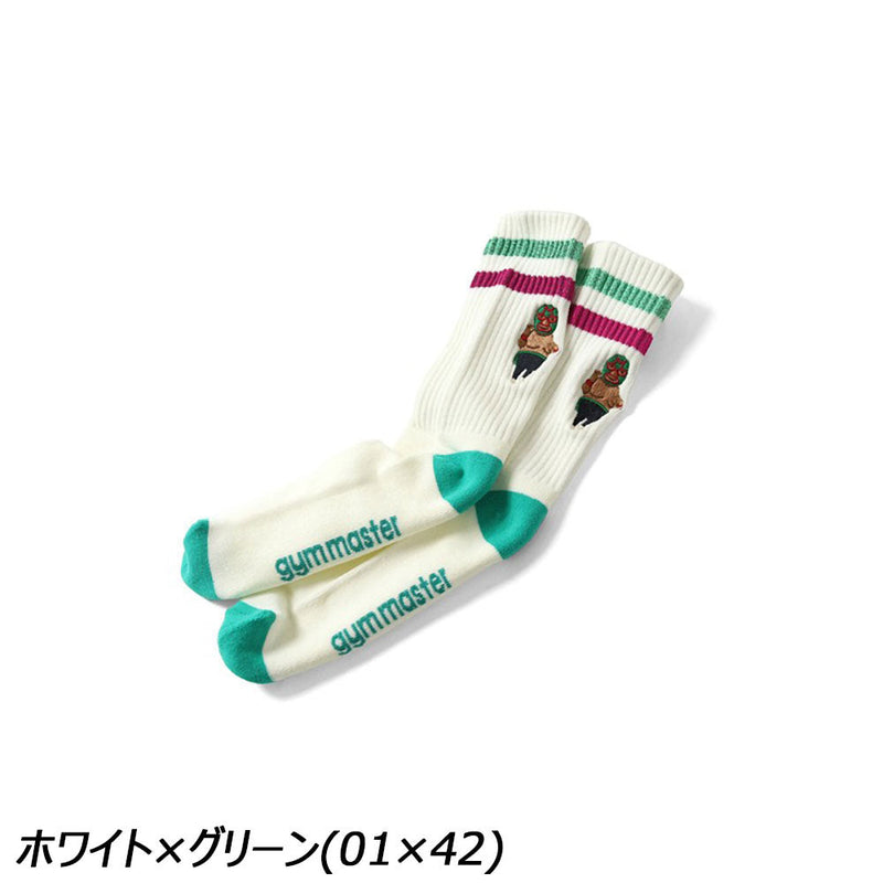 ジムマスター リフレクションライン刺繍 ソックス G566787 ソックス 靴下 ふくらはぎ丈