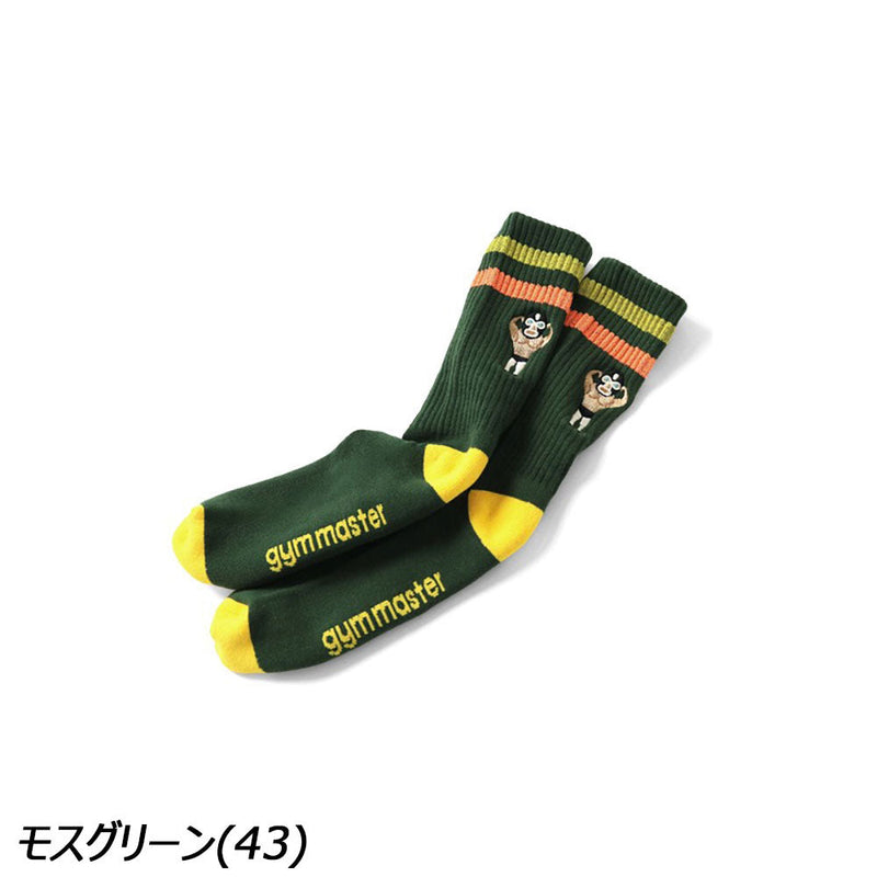 ジムマスター リフレクションライン刺繍 ソックス G566787 ソックス 靴下 ふくらはぎ丈