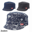 チャムス ビーバーワークキャップ キャップ 帽子 デニム サイズ調整可能 ユニセックス