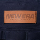 ニューエラ アウトドア アドベンチャー ダックキャンバス レザーパッチ ハット 帽子 あご紐着脱可能