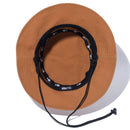 ニューエラ アウトドア アドベンチャー ダックキャンバス レザーパッチ ハット 帽子 あご紐着脱可能