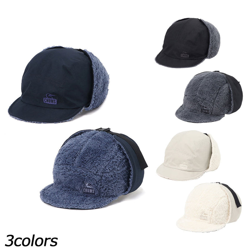 チャムス ゴアテックスウィンドストッパーリバーシブルキャップ CH05-1441 キャップ 帽子 リバーシブル 耐久防水 防風 透湿 耳当て付