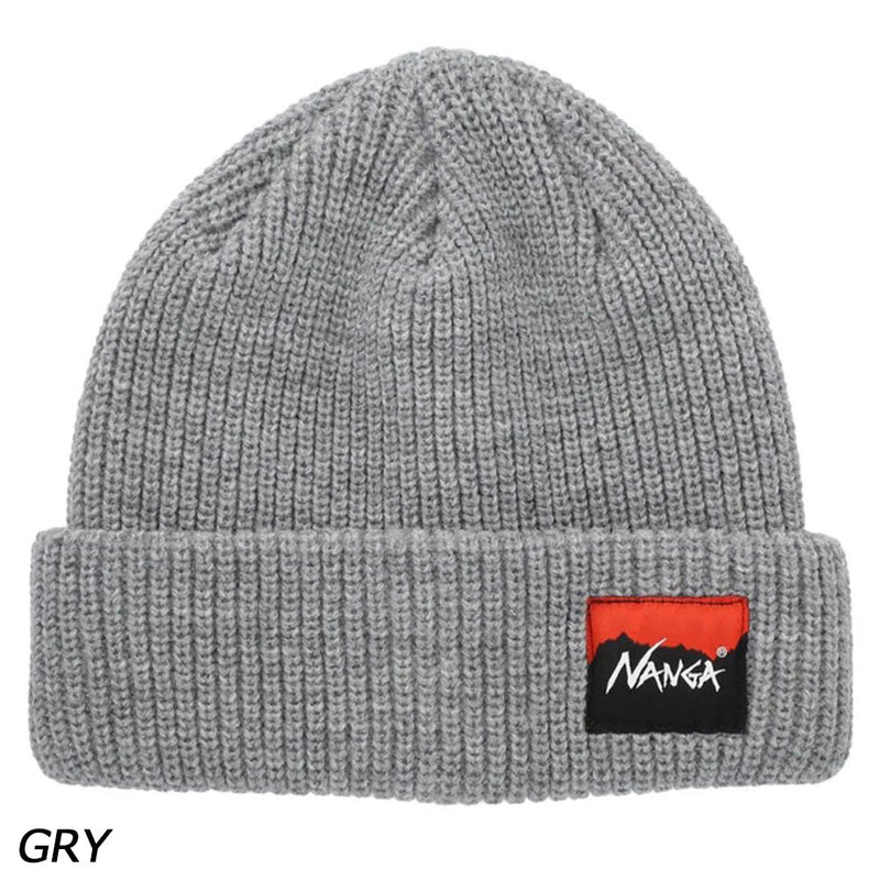 ナンガ ボックスロゴ バルキービーニー ビーニー ワッチ ニット帽 帽子
