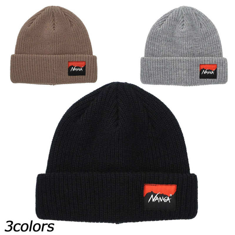 ナンガ ボックスロゴ バルキービーニー ビーニー ワッチ ニット帽 帽子