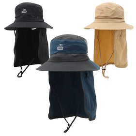 チャムス サンシェードハット CH05-1471 ハット 帽子 UVカット 日よけ付き あご紐取り外し可能 親子お揃い