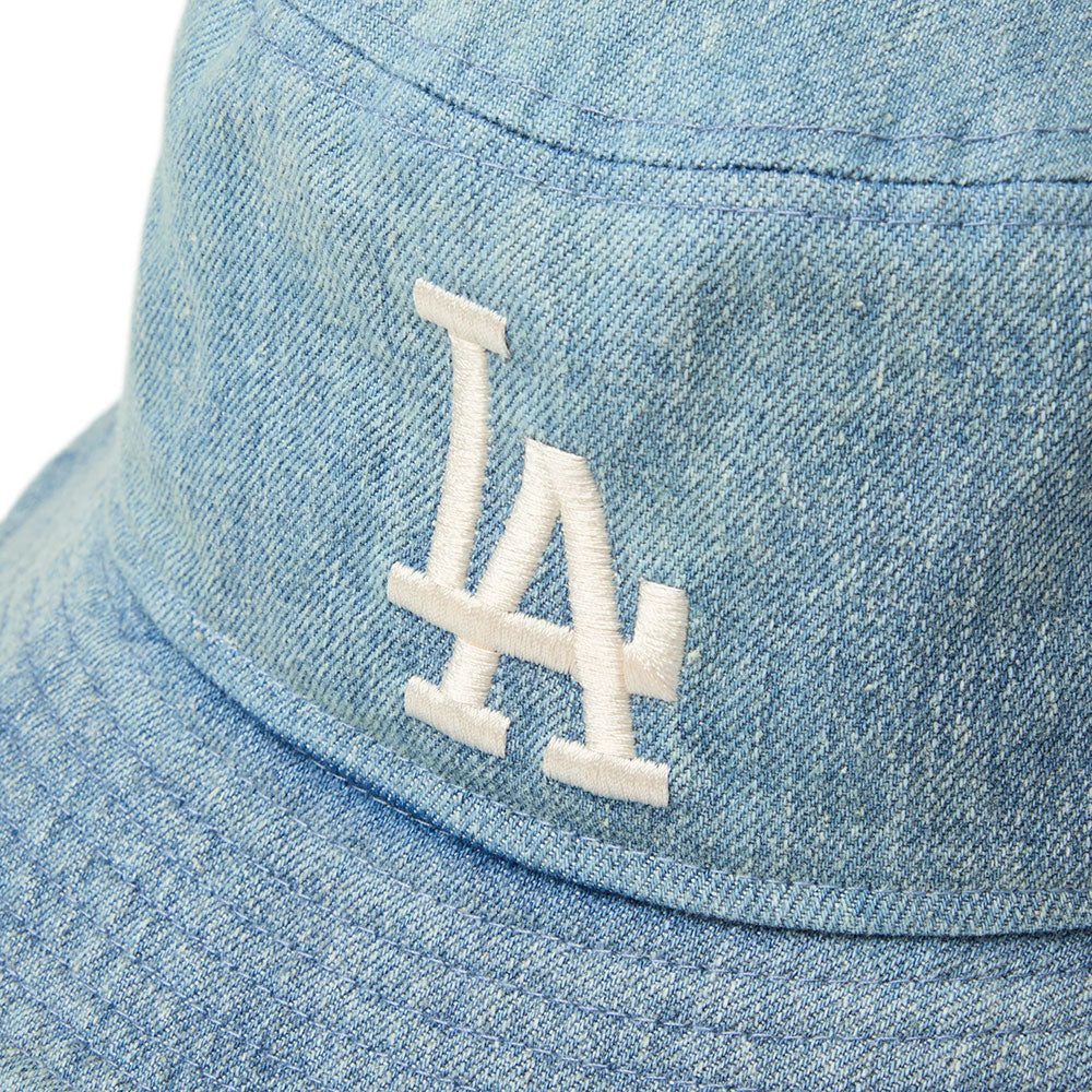 ニューエラ バケット01 ダメージデニム MLB LAドジャース | APORITO