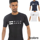 ビラボン ROUND NECK SS UVケア ラッシュガード 半袖 メンズ