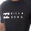 ビラボン ROUND NECK SS UVケア ラッシュガード 半袖 メンズ