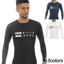 ビラボン ROUND NECK LS UVケア ラッシュガード 長袖 メンズ