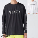 ラスティ 長袖ラッシュTシャツ UVケア ラッシュT メンズ 長袖 吸汗速乾 UVカット
