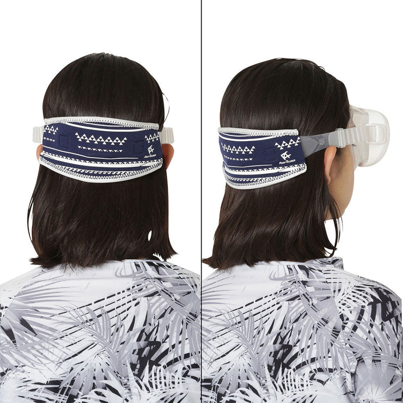 リーフツアラー マスク用ストラップカバー 水遊び スノーケリング 髪絡み予防 装着簡単