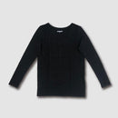 アポリト 調温素材サーモシー(THERMO-℃)ジュニア長袖インナー 100005-BLK 2020