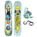 サロモン チームパッケージ スノーボード ボード ビンディング リーシュ セット キッズ ユース