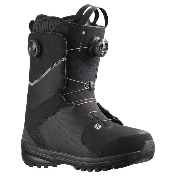 サロモン KIANA DUAL BOA Black/Black/Silver. L41429100 SALOMON スノーボードギア ブーツ レディース