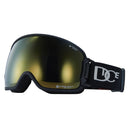ダイス バンク Polarized Gray/Mit Gold スノーボード ゴーグル 偏光レンズ ダブルレンズ