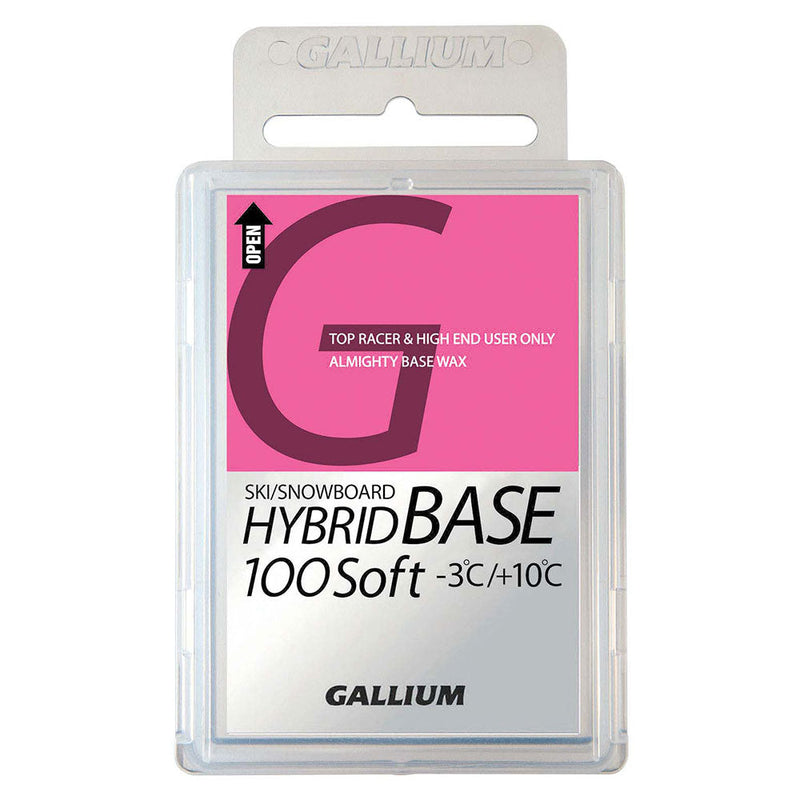 ガリウム HYBRID BASE 100 Soft(100g) スノーボード メンテナンス用品 ワックス ベースワックス ホットワックス 競技専用