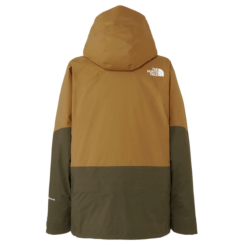 ザノースフェイス メンズ スキー ジャケット パウダーガイドライトジャケット (NS62305) THE NORTH FACE... S ユニセックス ブラウン×グレッシュグリン