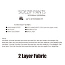 プランビー サイドジップパンツ スノーボードウェア パンツ ユニセックス