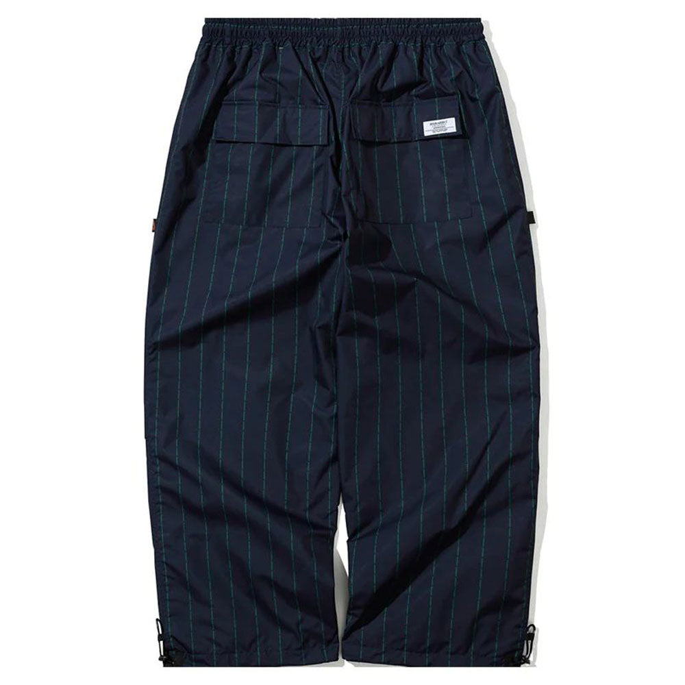 BSRABBIT ビエスラビット ワイドパンツ BSRABBIT ビエスラビット 3D BEARRABBIT WIDE TRACK PANTS BLACK