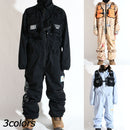 プランビー ジャンプスーツ スノーボードウェア スーツ つなぎ ユニセックス