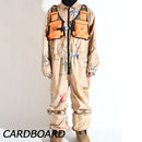 プランビー ジャンプスーツ スノーボードウェア スーツ つなぎ ユニセックス