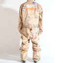 プランビー ジャンプスーツ スノーボードウェア スーツ つなぎ ユニセックス