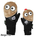 エビス ハルサキミットケモノチャン スノーボード グローブ ミトン ユニセックス