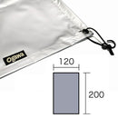 オガワ PVCマルチシート 210×130用 テント マルチシート オーナーロッジヒュッテレーベン推奨