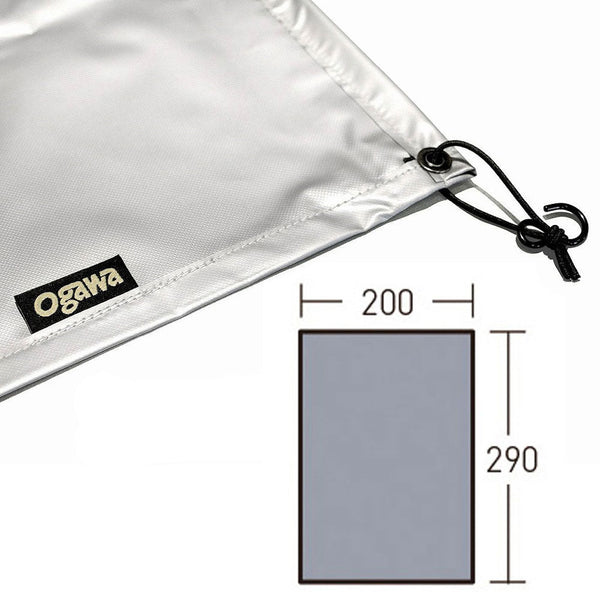 オガワ PVCマルチシート 300×210用 テント マルチシート アポロン 