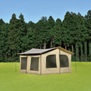 ユニフレーム REVOスクエアタープ 4×4 TC/TAN オープンタープ レクタタープ TC素材