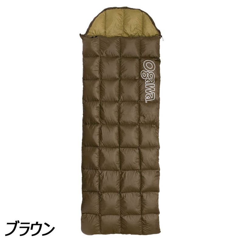 オガワ ogawaダウンシュラフ800 寝具 シュラフ マミー型 快適温度2℃