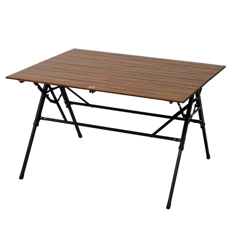 オガワ 3ハイ＆ローテーブル ロング II ダークブラウン×ブラック テーブル 高さ調整可能