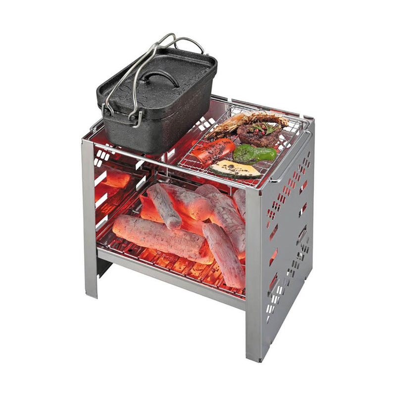 キャプテンスタッグ 角型ダッチオーブン ミニ UG-3062 CAPTAIN STAG BBQ 焚火 ダッチオーブン 調理機器
