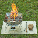 ロゴス たき火台 耐火・断熱シート (80×60cm) 81064032 LOGOS アウトドア BBQ アクセサリ