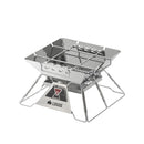 ロゴス LOGOS the ピラミッドTAKIBI M 81064163 LOGOS アウトドア BBQ コンロ グリル 焚火台(薪・炭使用)