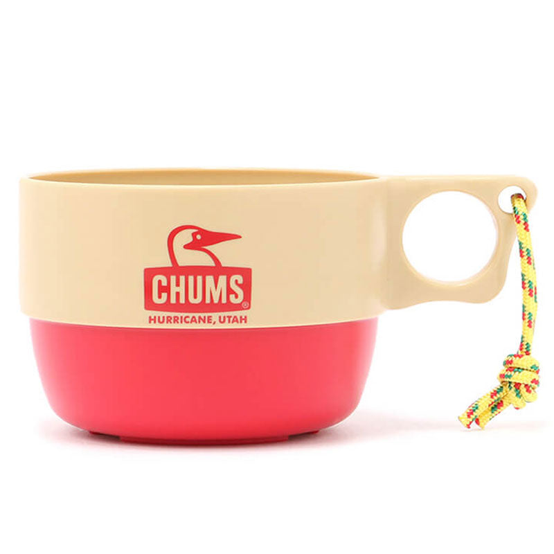 チャムス キャンパースープカップ CH62-1733 Beige/Red CHUMS Camper Soup Cup アウトドア キャンプ カップ コップ グラス マグ ボトル タンブラー 【クーポン対象外】