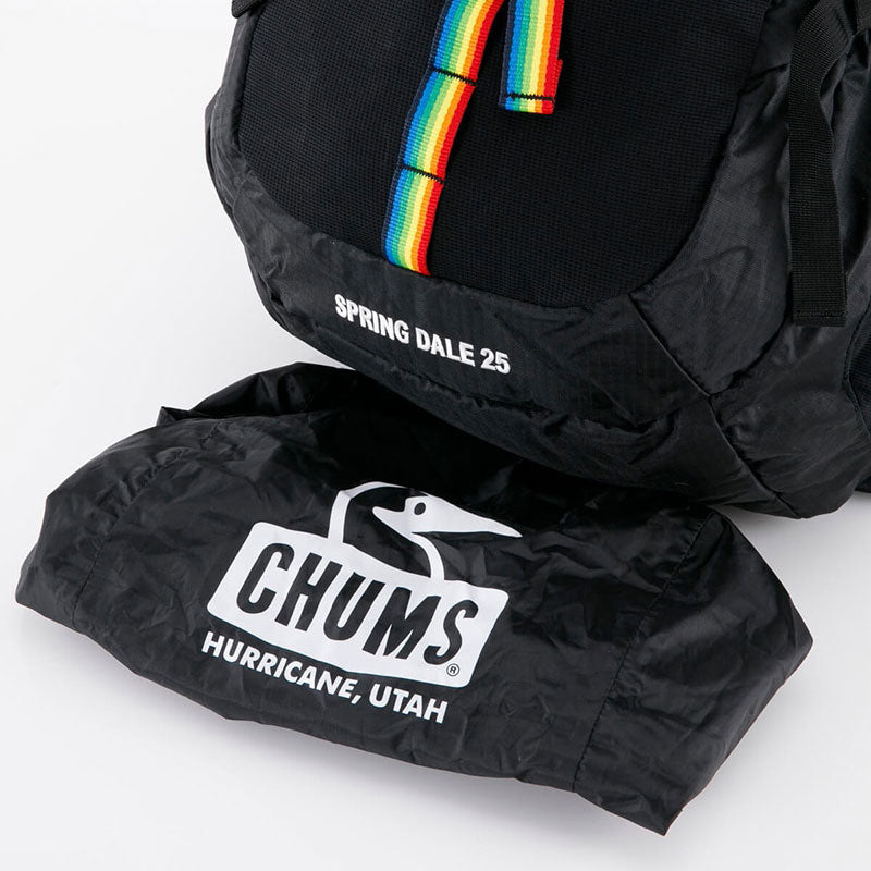 チャムス スプリングデール25リットル II CH60-2216 Black/Rainbow CHUMS バッグ ポーチ デイバッグ 21-50L ※クーポン対象外