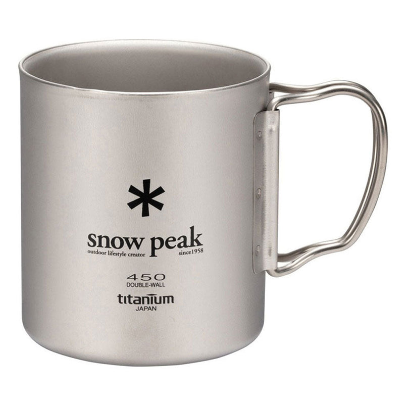 スノーピーク チタンダブルマグ 450 MG-053R snow peak アウトドア キャンプ カップ コップ グラス マグ ボトル タンブラー