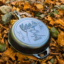 ロッジ スキレット 10-1/4インチ ディアーロゴ 19240238 LODGE アウトドア キャンプ 調理機器 スキレット