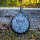 ロッジ スキレット 10-1/4インチ ディアーロゴ 19240238 LODGE アウトドア キャンプ 調理機器 スキレット