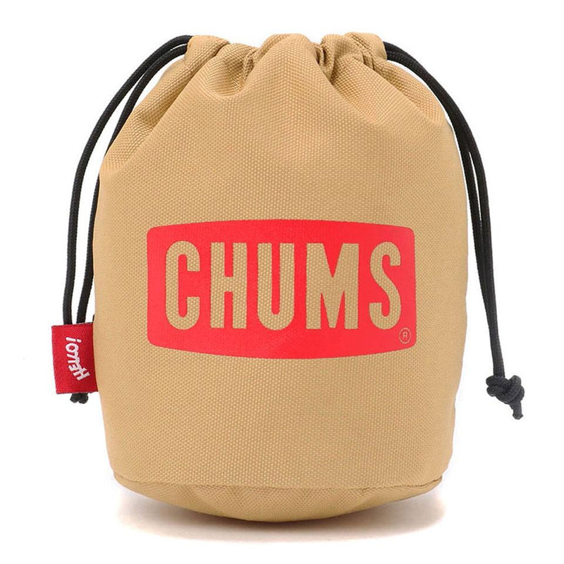 チャムス チャムスロゴドローストリングツールケースM CH60-3050 Beige CHUMS CHUMS Logo Drawstring Tool Case M アウトドア・キャンプ キャンプアクセサリ 燃料 ※クーポン対象外