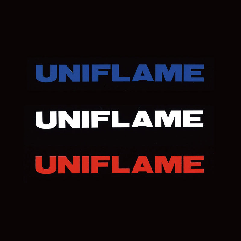 ユニフレーム UFロゴステッカー大 トリオ 690123 UNIFLAME アウトドア アウトドアアクセサリ