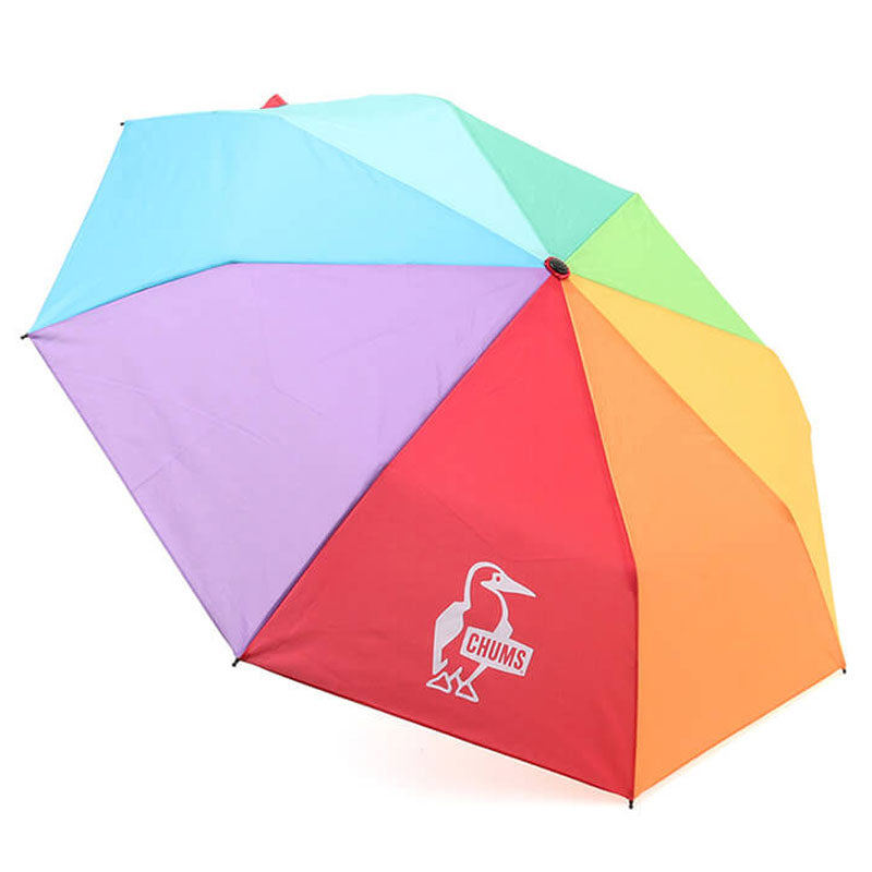 チャムス ブービーフォーダブルアンブレラ CH62-1820 Rainbow CHUMS Booby Foldable Umbrella アクセサリ 傘 折りたたみ傘