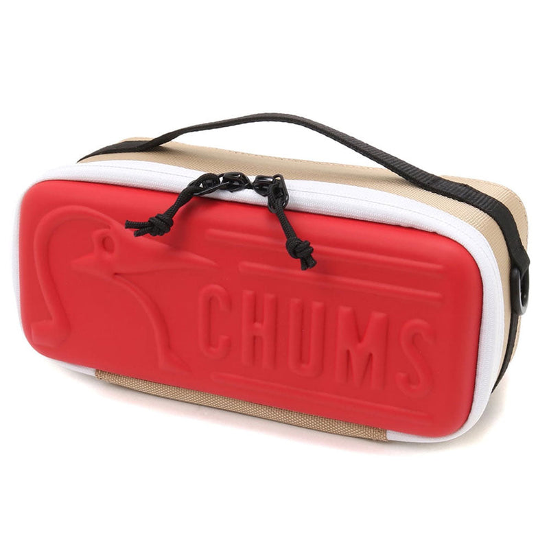 チャムス マルチハードケースS CH62-1822 Beige/Red CHUMS Multi Hard Case S アウトドア キャンプ ケース キャンプアクセサリ ※クーポン対象外