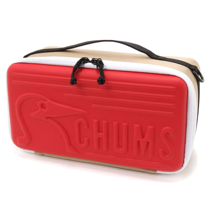チャムス マルチハードケースM CH62-1823 Beige/Red CHUMS Multi Hard Case M アウトドア キャンプ ケース キャンプアクセサリ ※クーポン対象外