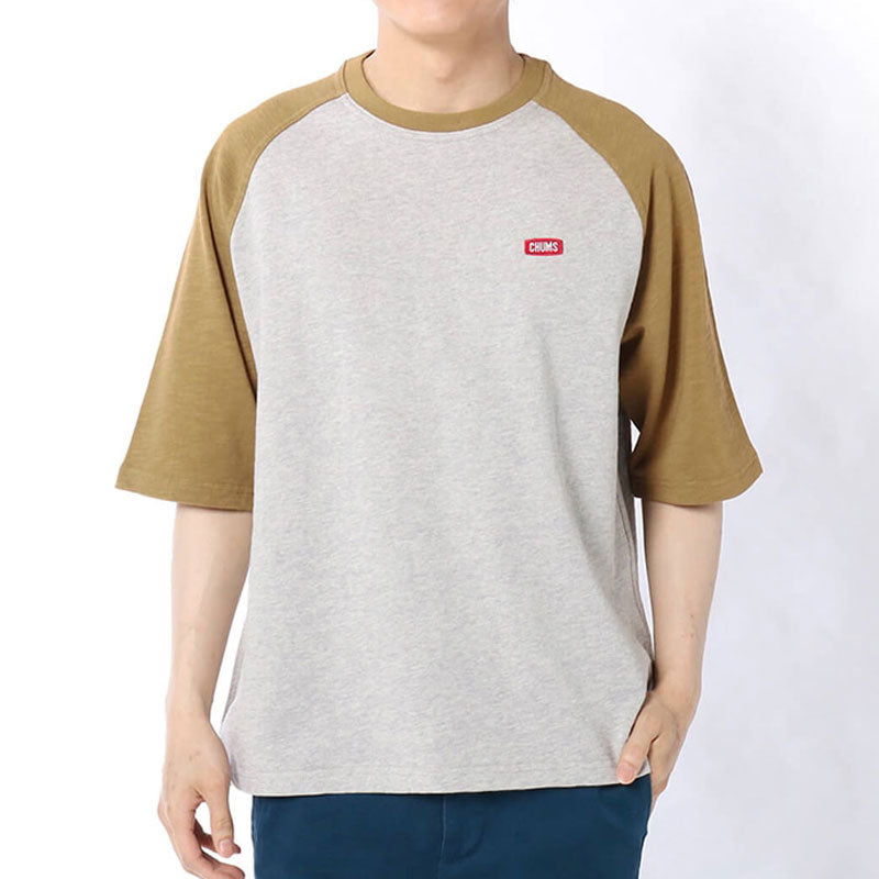 チャムス キーストーンオーバーサイズラグランクルートップ CH00-1333 Lt.Brown CHUMS Keystone Oversize Raglan Crew Top アパレル Tシャツ メンズ