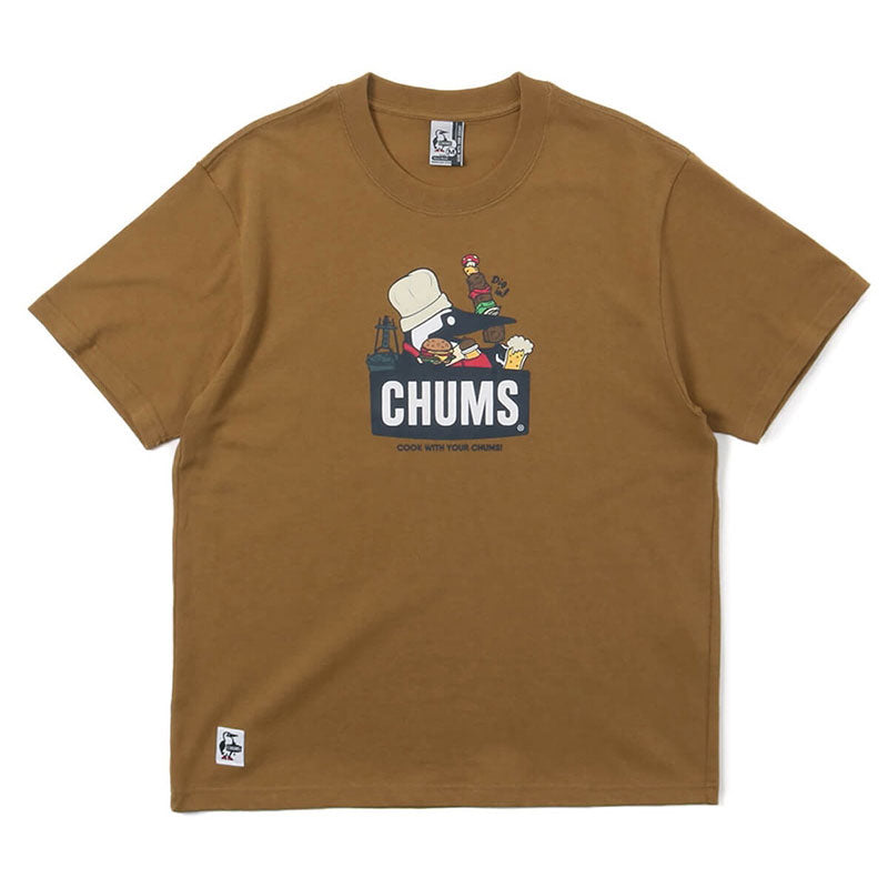 チャムス BBQブービーTシャツ CH01-1963 Brown CHUMS BBQ Booby T-Shirt アパレル Tシャツ メンズ ※クーポン対象外