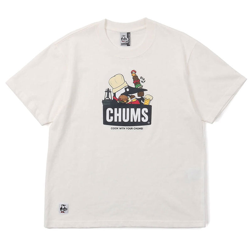 チャムス BBQブービーTシャツ CH01-1963 White CHUMS BBQ Booby T-Shirt アパレル Tシャツ メンズ 【クーポン対象外】