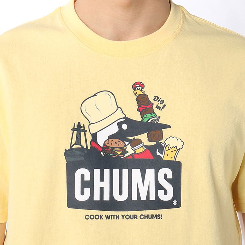 チャムス BBQブービーTシャツ CH01-1963 Yellow Haze CHUMS BBQ Booby T-Shirt アパレル Tシャツ メンズ